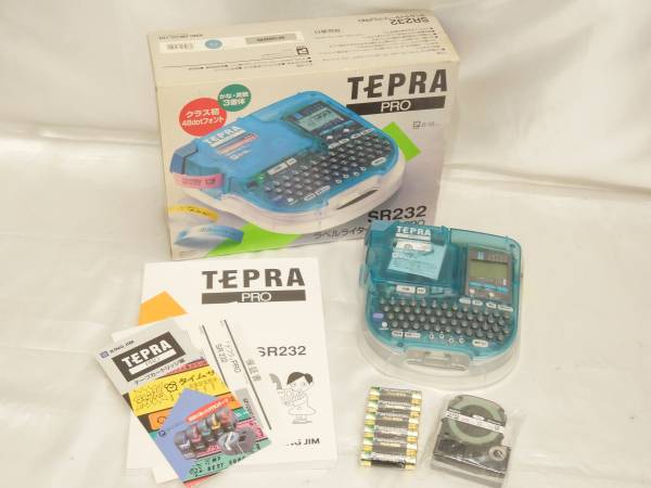 新品☆/TEPRA PRO/テプラ/SR 232/付属品・説明書付き[N]