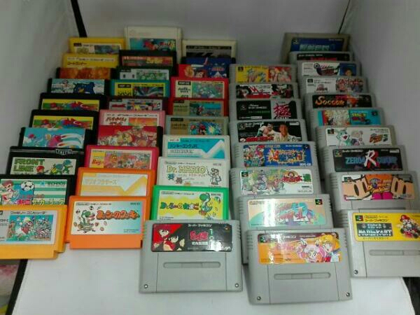 【ジャンク】ファミコン、スーファミ　箱なしソフト　47本_1
