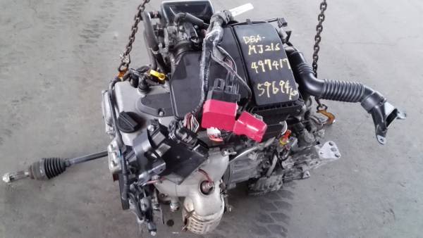 AZワゴン　MJ21S　K6A　ノーターボ　エンジン(59694km)　ワゴンR　MH21S