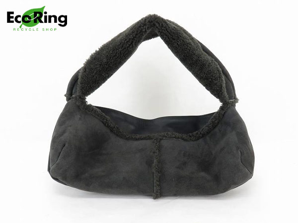 1円 マルタンマルジェラ ○11 ボア ショルダーバッグ CQ918