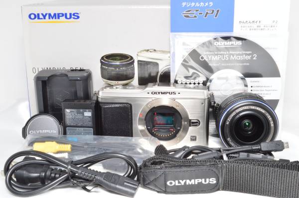 ★美品★オリンパス OLYMPUS PEN E-P1 / M.ZUIKO 14-42mm レンズキット【335gの軽さ/HD動画撮影機能/アートフィルター搭載】#532-B2