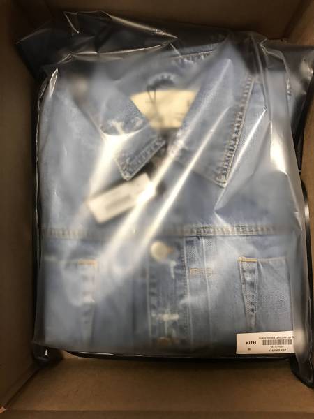 KITH CLASSICS HAWKINS DESTROYED TRUCKER JACKET キース レア 完売 デニム ジャケット サイズS Gジャン