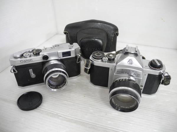＃2点セット!!　キャノン VI-T？/アサヒペンタックスS2　フィルムカメラ＃