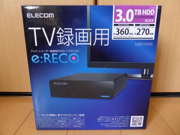 エレコム ELECOM ポータブルハードディスク USB3.0対応ブラック エレコム | ELECOM 外付けHDD USB3.0対応ポータブル USB3.0 HDD