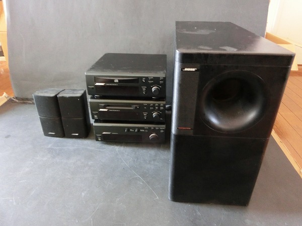 BOSE RA-12 CDA-12 ミニコンポ セット BOSE ボーズ CDA-12・MDA-12 ・RA-12 ミニコンポ 6点セット【現状品