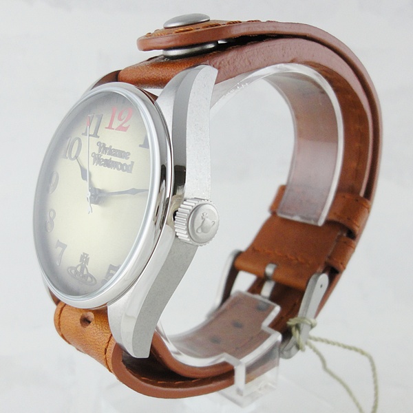 新品 即納 ヴィヴィアン ウエストウッド 時計 メンズ 腕時計 ヘリテージ ブラウンレザー VV012TN
