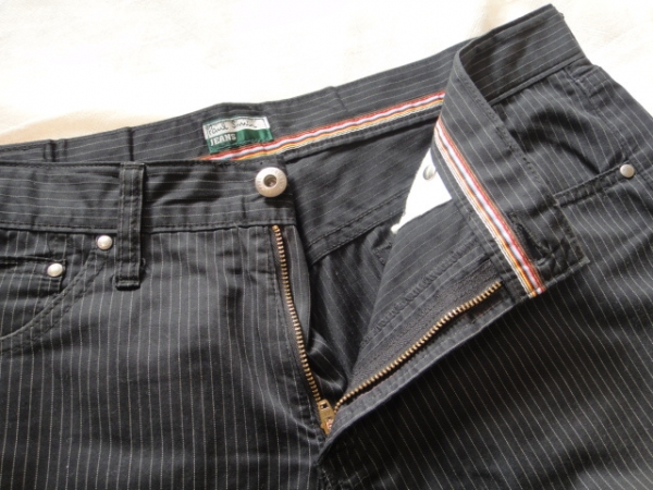 ポールスミスジーンズ パンツ XL メンズ 美品 黒×ライトグレー 
