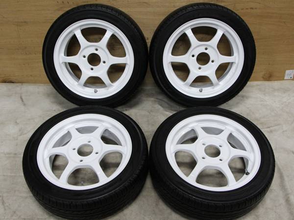 軽量 SSR TYPE-C 14X5J+45 PCD100 ヨコハマ EARTH-1 155/55R14 軽カー ワゴンR ムーヴ タント ラパン L700 ライフ 軽トラ ココア オッティ