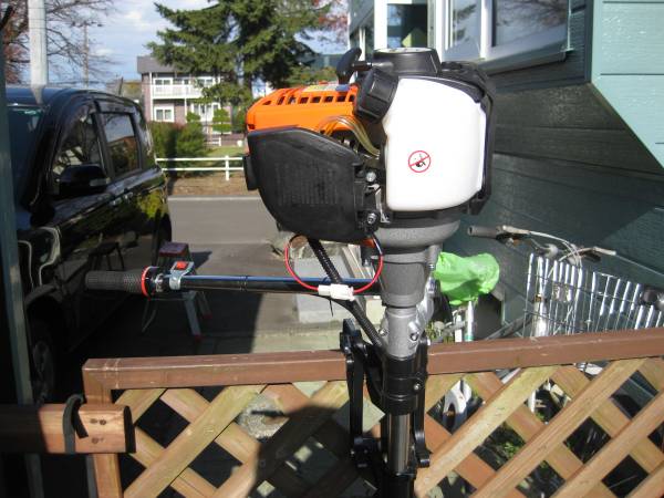Yahoo!オークション 1馬力 4サイクル船外機実働中古売り切り -「船外機1
