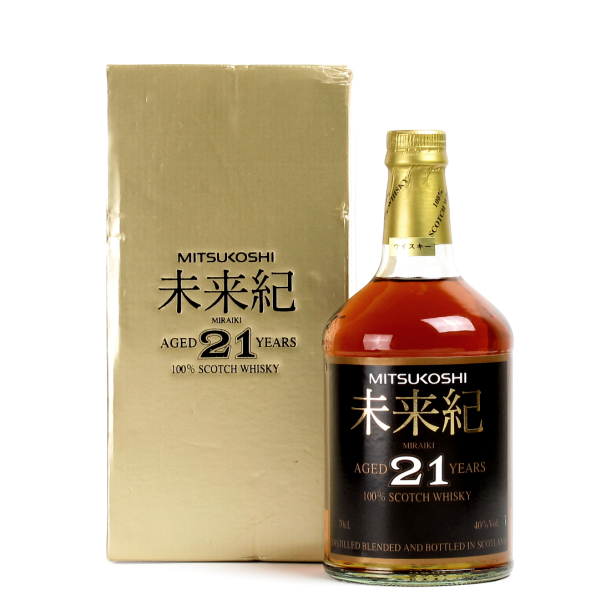 激安大特価，低価 未開栓 古酒 MITSUKOSHI / 三越 未来紀 MIRAIKI 21年