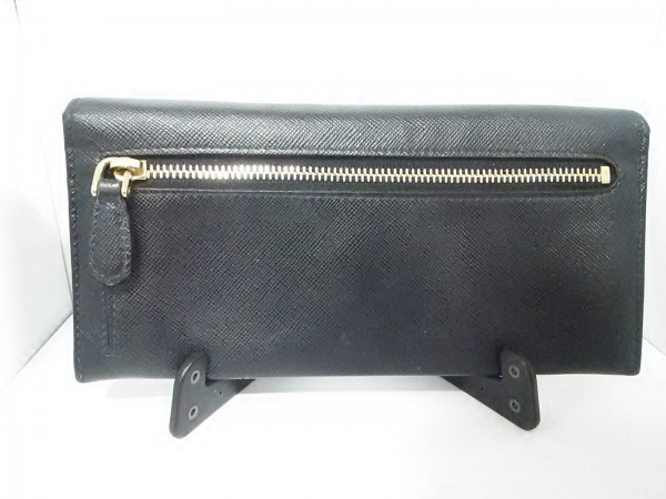 プラダ 長財布 新品同様 - 1M1132 黒 内側マルチカラー PRADA