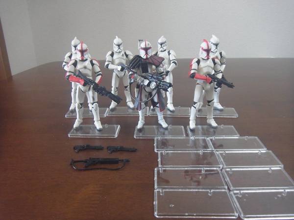 クローントルーパー 7体セット スターウォーズ ハズブロ　3.75インチ　おまけ付