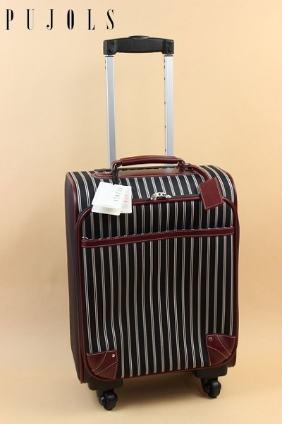 新品☆ACE PUJOLS/ピジョール ストライプ柄 レザー パイピング