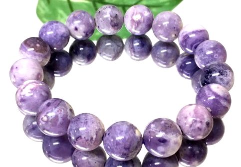 【希少】5Aティファニーストーン12mmブレスレット　レアストーン　一円～