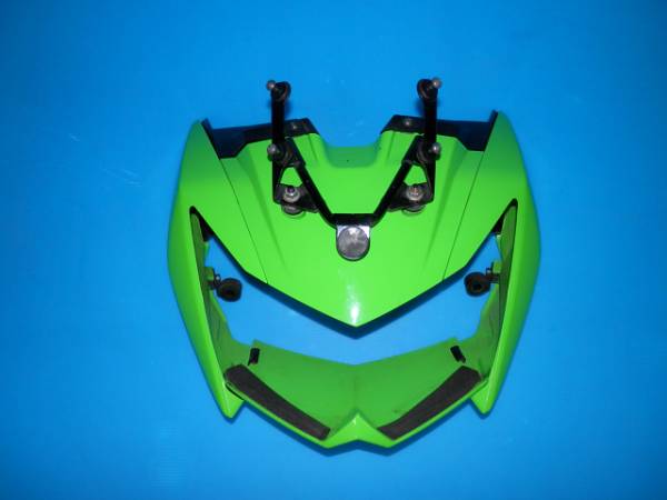 ★美品★Z1000 純正アッパーカウル（セット） カワサキ Z NEW 水冷 Z Z1000B ZRT00B NINJA Kawasaki ライム グリーン 流用 顔面交換