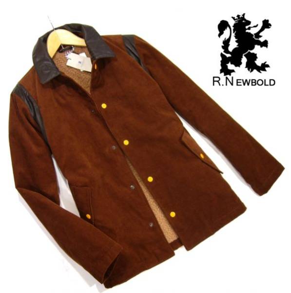 新品☆ ポールスミス R.NEWBOLD コーデュロイ 裏地ボア コート 