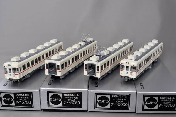 エンドウ 京王5000系 4両セット 中古です 【公式通販】