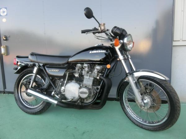 まとめ売り作れます KZ1000 エンジン実動ベース車両 通関証付き 1976年11月製造車両