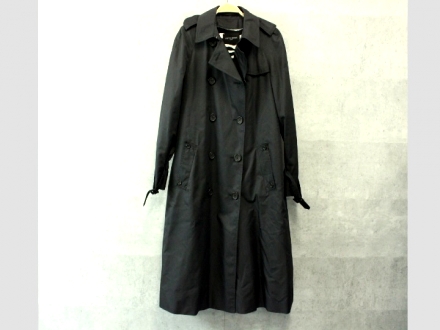 中古品 UNITED ARROWS トレンチコート 黒 40