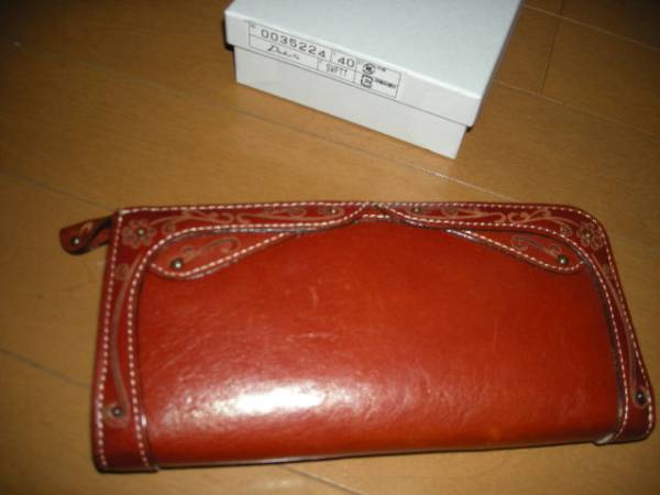 Ｄａｋｏｔａ★ダコタ★長サイフ★ブラウン★繊細カットワーク★牛革★