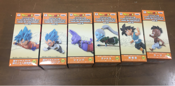 【未開封品】ドラゴンボール超　ワールドコレクタブルフィギュア　vol.6 全6種 ドラゴンボール超ワールドコレクタブルフィギュア30th～vol.6 全6種