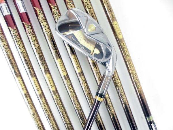 Set De Fers De Golf Maruman Majesty Prestigio Or - Fers 5 à 9, PW, AW, SW - Flex S - Occasion
