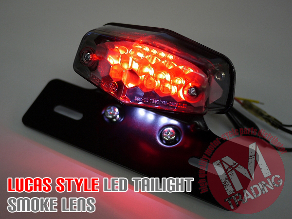 LEDルーカステールランプ 汎用品B スモークレンズ KLX250 KDX220SR D