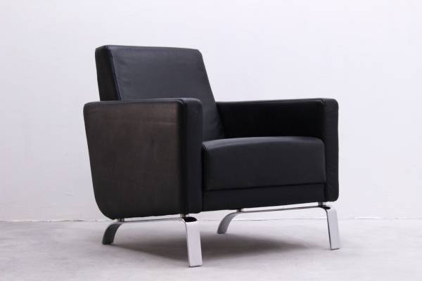 ◇Boconcept 本革 1Pソファ ラウンジ アームチェア レザー モダン ボー
