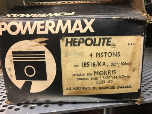 ミニ　POWERMAX PISTONS　ピストン　美品