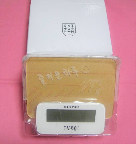 東方神起★音声入り目覚まし時計 MAX チャンミン SUM 新品