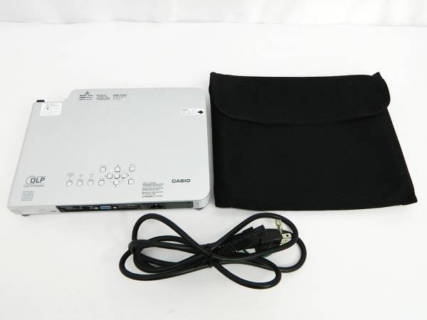 CASIO スーパースリム プロジェクター XJ-SC215 DLP方式 欠品有 中古品