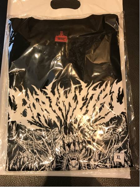 BABYMETAL FILM FES VOL2 黒い夜 ブルータルキツネ様 武道館記念 Tシャツ XLサイズ 新品
