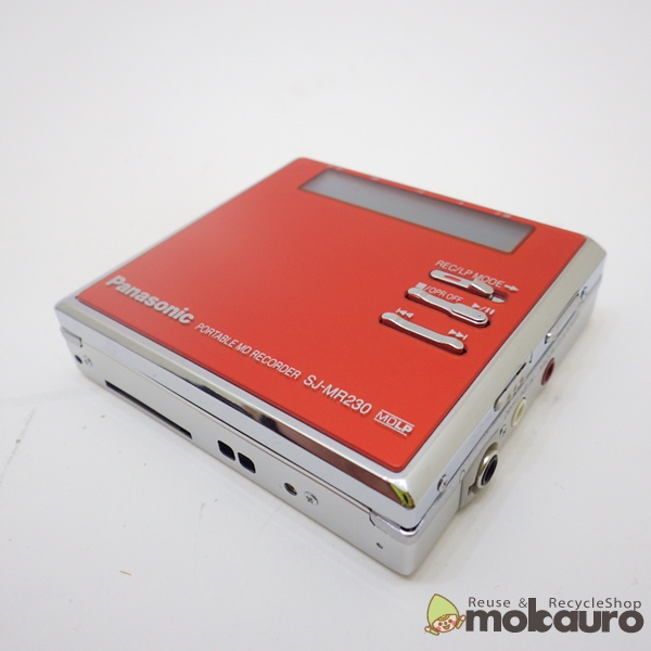 Panasonic SJ-MR230 ポータブルMD レコーダー MDLP Mini Disc 動作確認