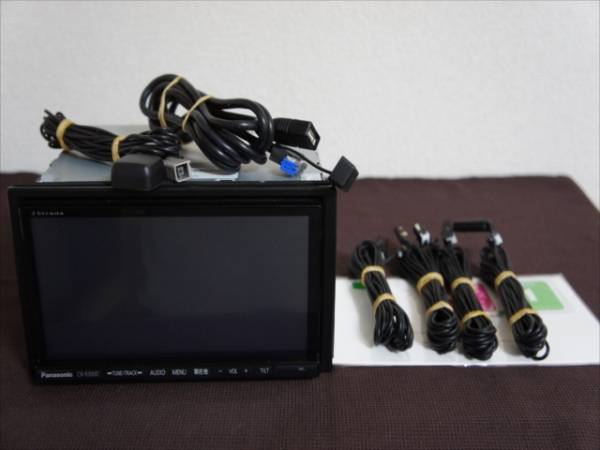 (良品)パナソニック メモリーナビ CN-R300D 新品TVフィルム付き 地図データ2013年（ホンダ車の電源カプラー付き）