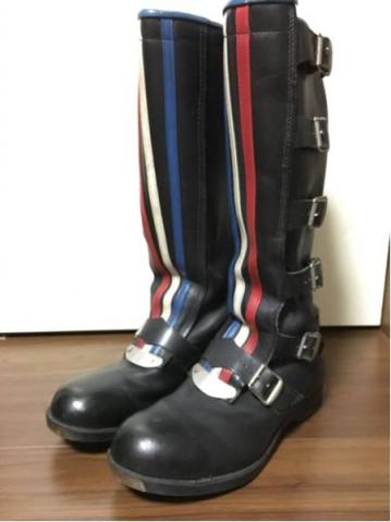 a 英国製 ashman 6バックルブーツ ビンテージモトクロスブーツ UK10 F英国製ashman 6バックルブーツ ビンテージモトクロス UK10 28cm 2026