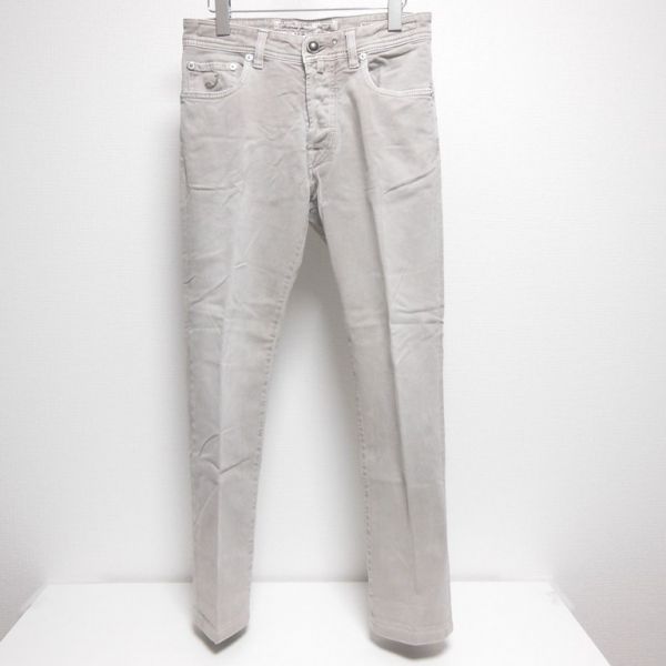 美品 ヤコブコーエン JACOB COHEN ストレッチデニムパンツ J688 ベージュ 32 1795