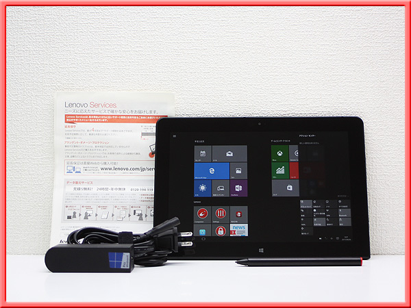 ■美品！1920x1200 10.1W/Win10/x7-Z8700/4G/64G♪Lenovo ThinkPad 10