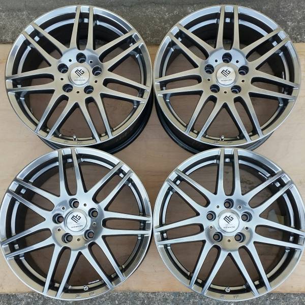 車用ホイール 17インチ 114.3 MONOGRAM WEBNER 17×7J 114.3-5H ＋48 4本