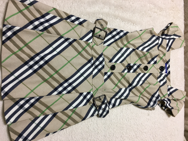 キッズ服(100cm~) BURBERRY チェック柄 ノースリーブワンピース