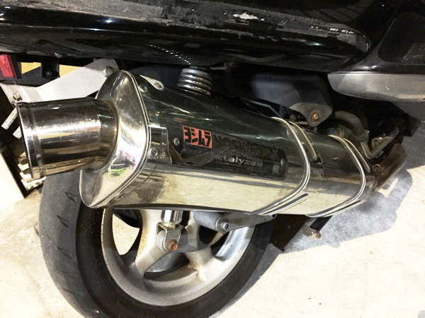 ★売切★ヤマハマジェスティ125FI ヨシムラサイクロンマフラー！(o^^o)