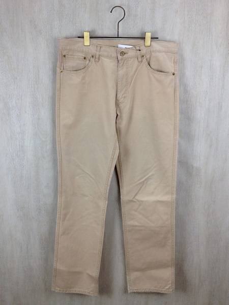 visvim◆ストレートパンツ/L/コットン/BRW/12A/W SLIM CHINO
