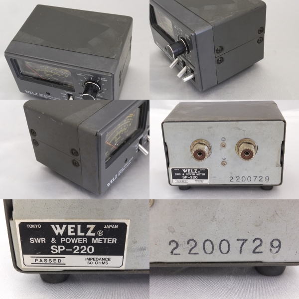 SP-220 WELZ 1.8-200MHz SWR METER and - Welz Power Meter Yahoo