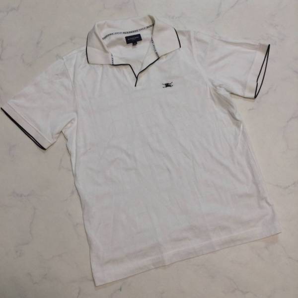 O☆BURBERRY GOLF/バーバリーゴルフ　半袖ポロシャツ　綺麗め　M
