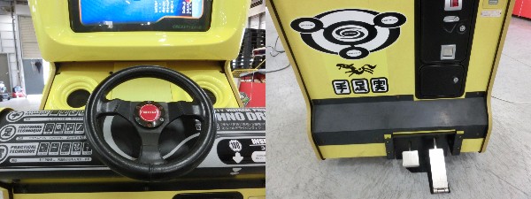 namco TECHNO DRIVE(テクノドライブ）筐体 (筐体、コントロールパネル