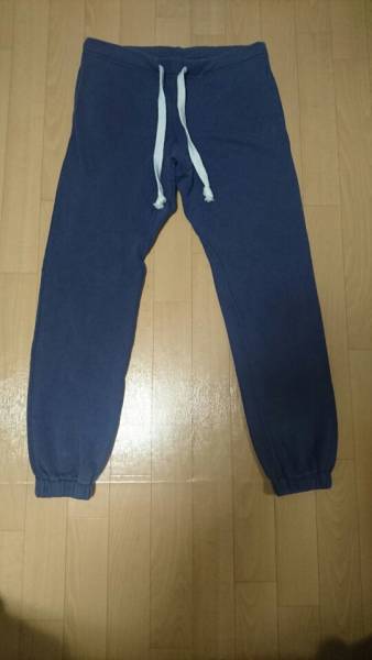 未使用品 19，000円 トゥモローランド 購入 ブルーワーク 別注 rxmance ロマンス ユーズド加工 スウェット パンツ ロンハーマン ビームス