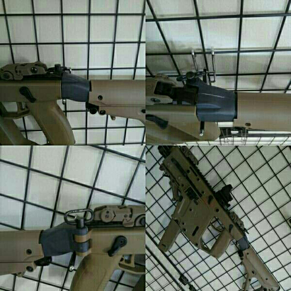 【新・自作】KRISS VECTOR用M4ストックアダプター　クリスベクター　TANカラー①