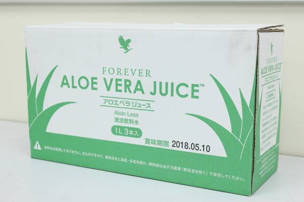 【未使用】 FLP フォーエバー アロエベラ ジュース 1L 3本入り箱