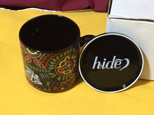 X JAPAN hide 昴珈琲 サイケペイント10thメモリアルマグカップ 元箱