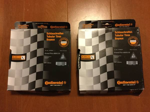 新品2本セット☆Continental GP4000 SⅡ☆チューブラー23C