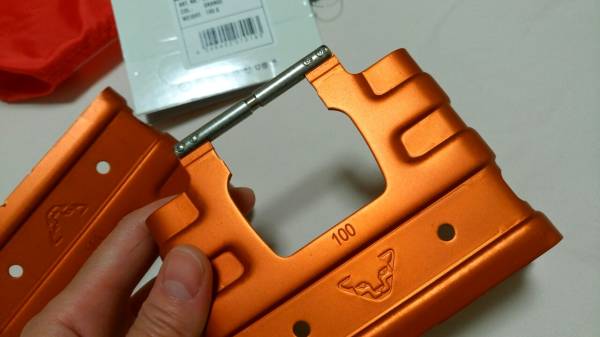 [新品　未使用品]ディナフィット　クランポン　100ミリ クランポン ディナフィット DYNAFIT 100mm スキー アイゼン 山スキー